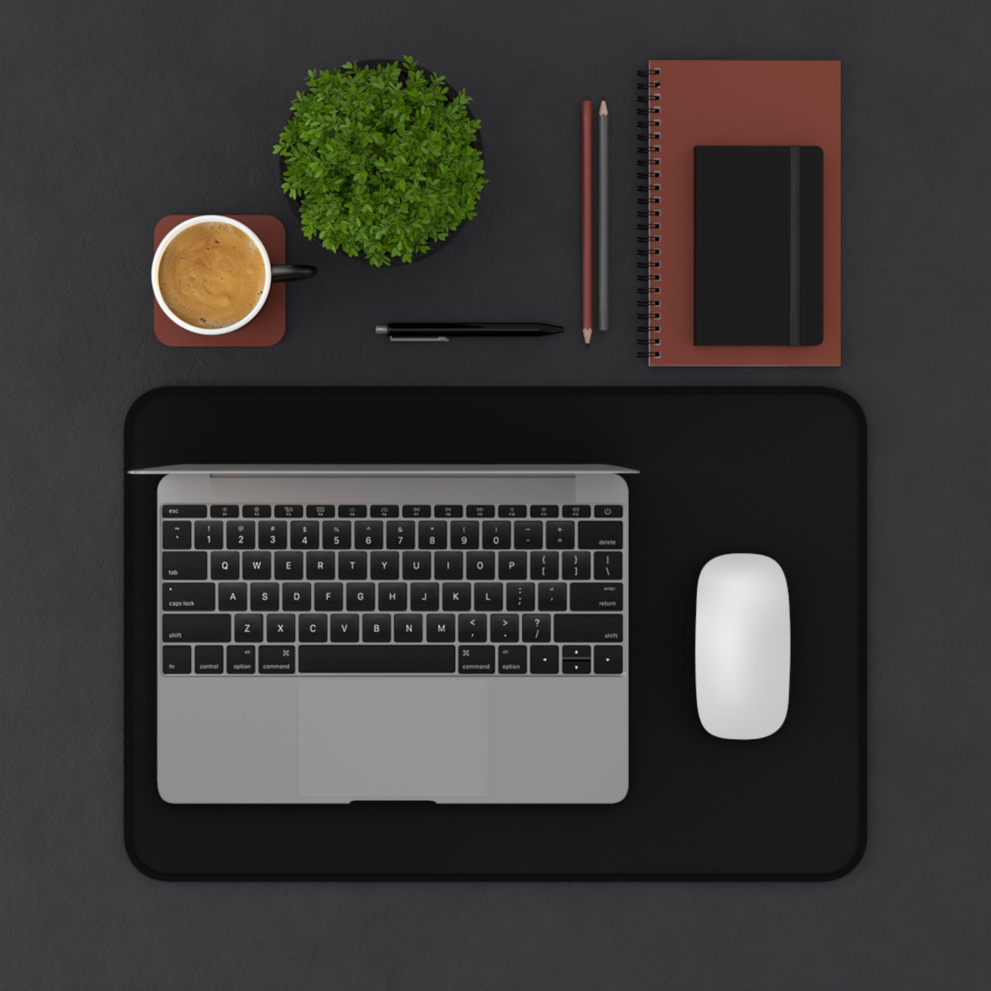 CustoGlides™ Mouse Pad (Black) - Customizable Gaming Mouse Mat