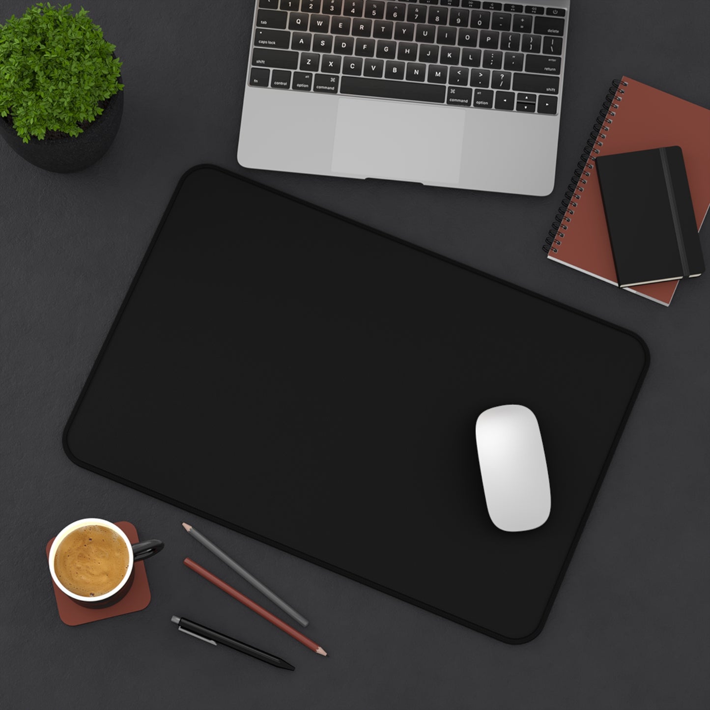 CustoGlides™ Mouse Pad (Black) - Customizable Gaming Mouse Mat